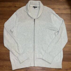 Banana Republic Mens Full Zip Sweater XL